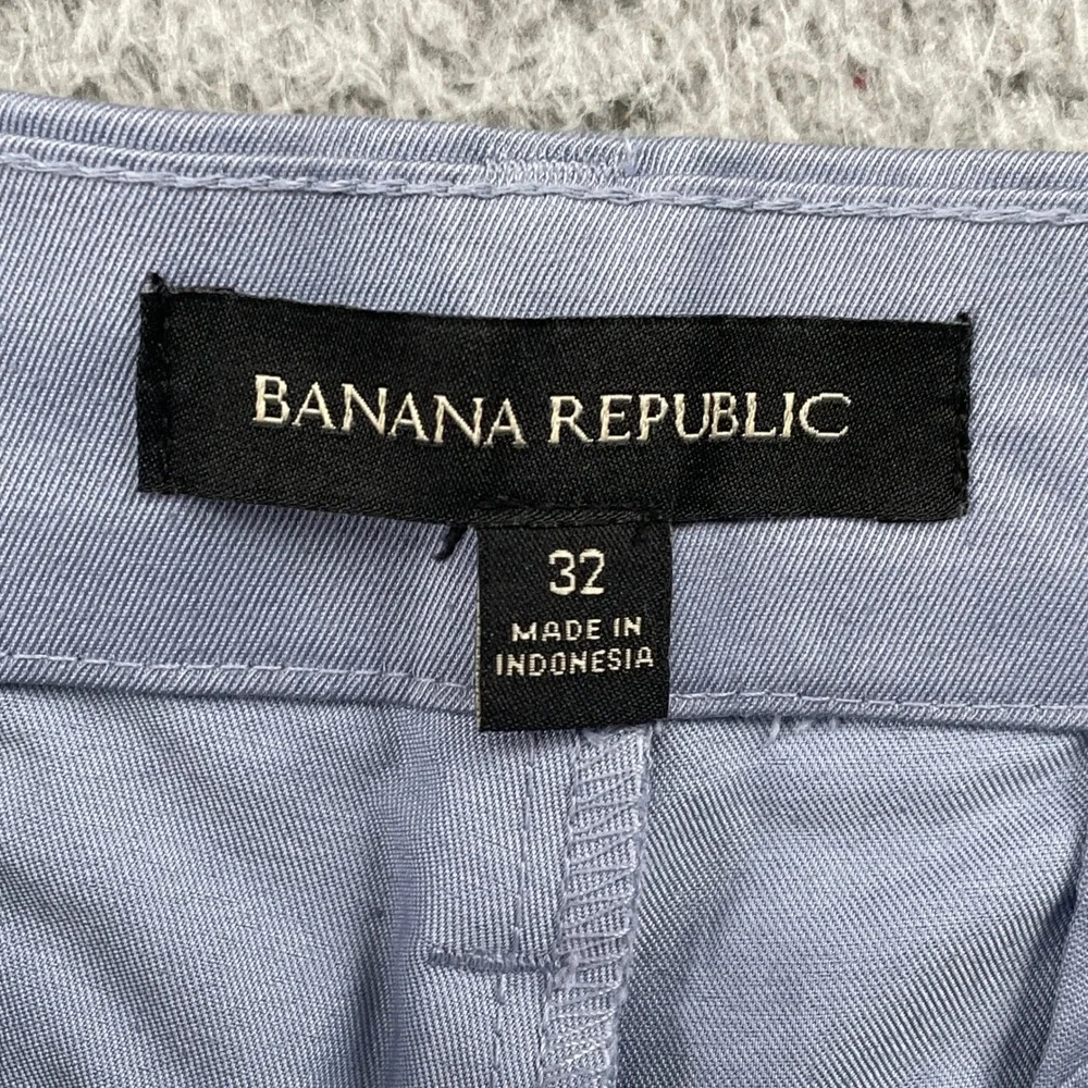 Banana Republic Chino Shorts Mens 32 Blue Stretch Chino Short 9